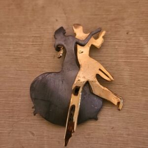 Vintage signed brooch